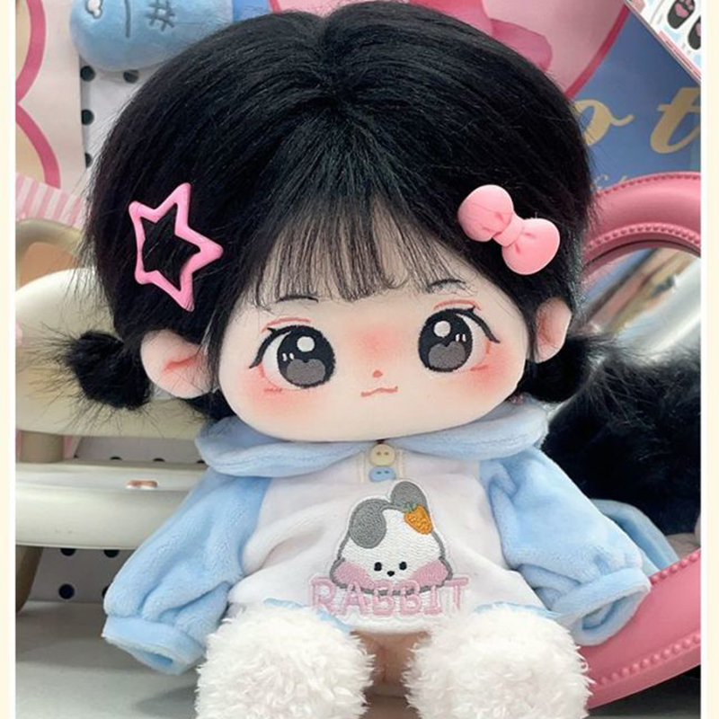 FuFu 20cm Cotton Doll with Black Eyes - Image 2
