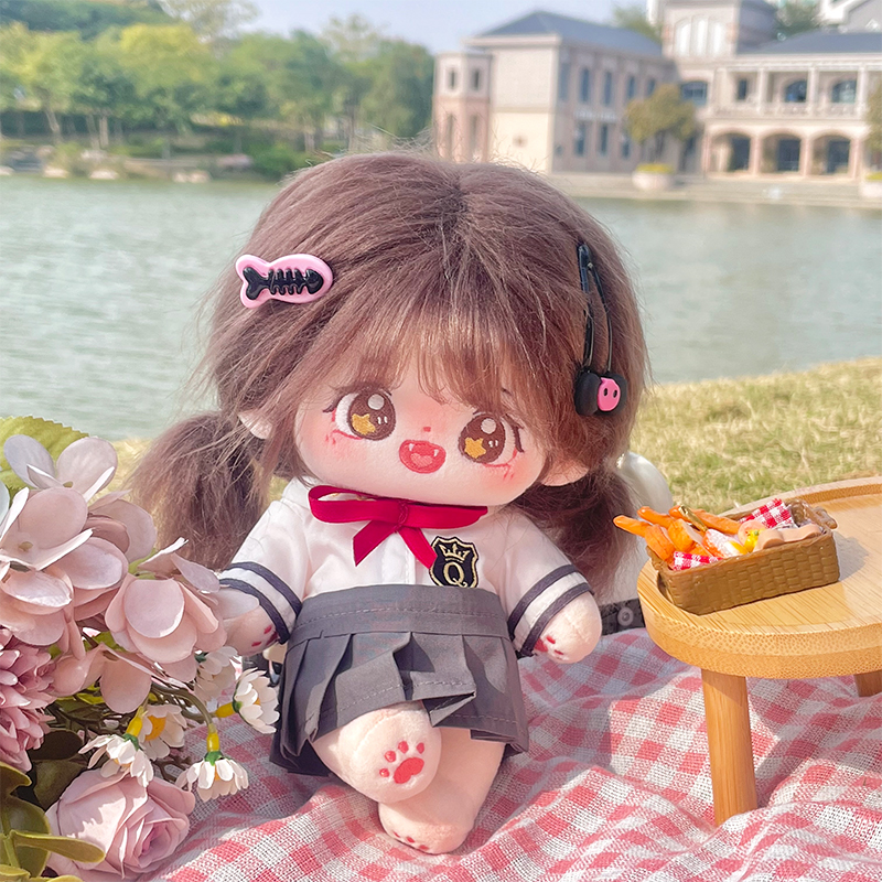 Xingxing 20cm Cotton Doll High School Style Suit Dress with Bowknot