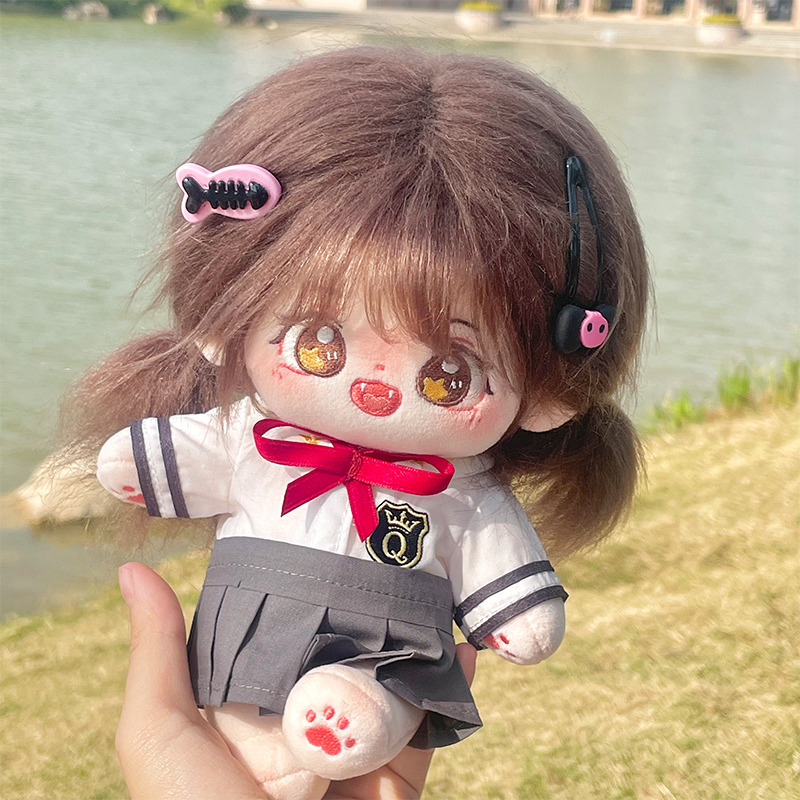 Xingxing 20cm Cotton Doll High School Style Suit Dress with Bowknot - Image 3
