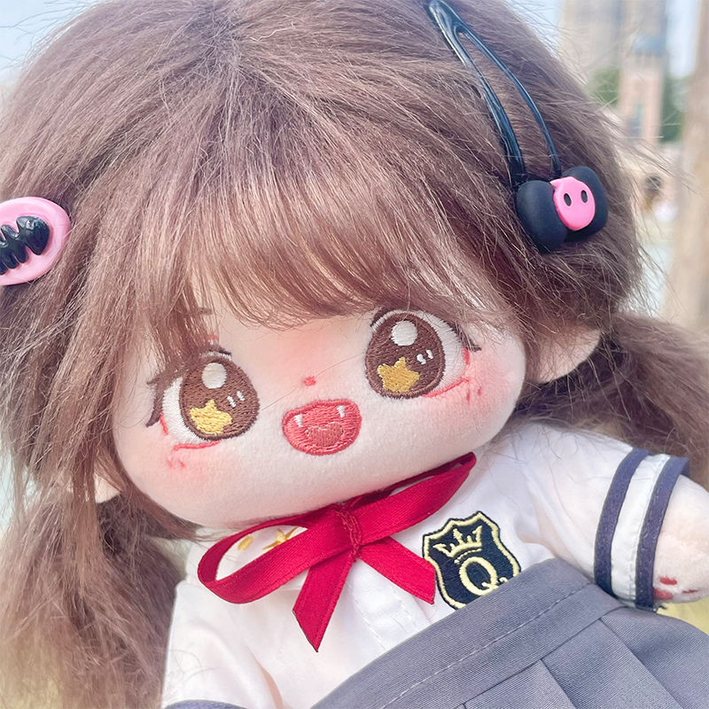 Xingxing 20cm Cotton Doll High School Style Suit Dress with Bowknot - Image 2