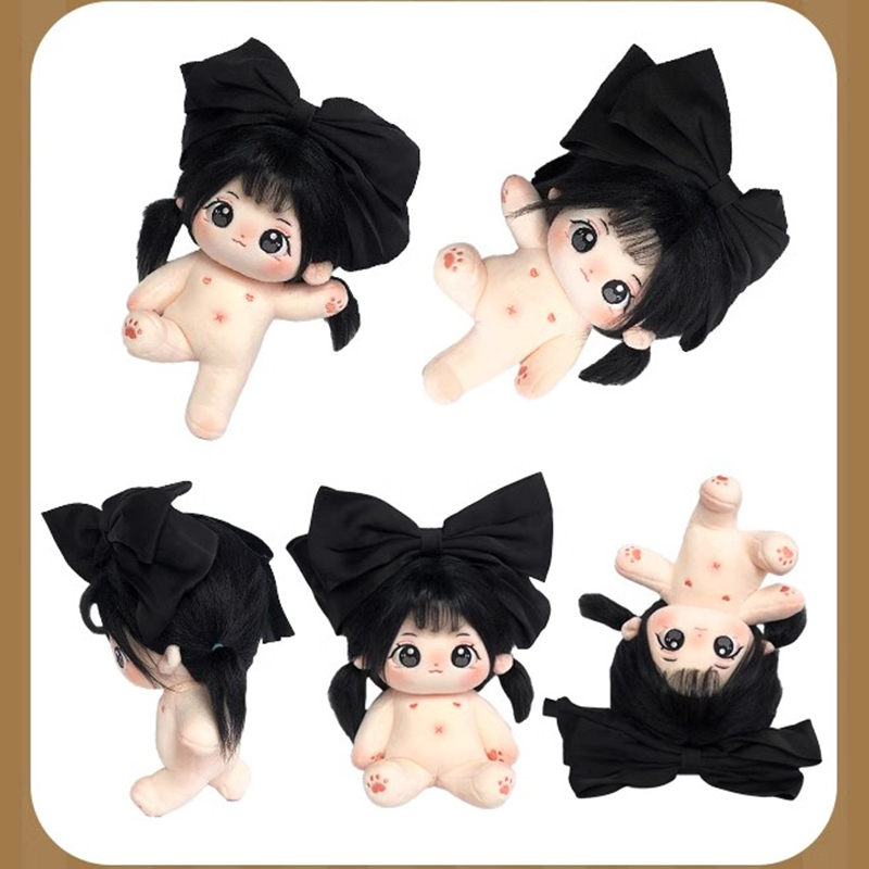 FuFu 20cm Cotton Doll with Black Eyes - Image 4